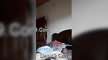 Indian Babe Kissing Lover, Slowly Pulling Off Her Pink Bra, Fucking Sexy As Hell