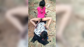 Rural Slut Gets Fucked Outside, Wild Outdoor Action with a Filthy Village Whore