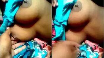 Desi Stud Pounds His Girlfriend’s Juicy Tits and Nipples Like a Beast
