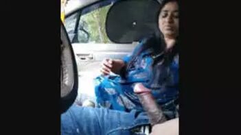 Desi Bhabhi's Wild Return: Explicit Video Call and Mind-Blowing Car Blowjob