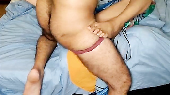 His Virgin Sister Hard in Missionary, Cursing While Pounding Her Senseless.