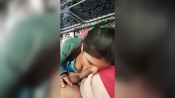 Desi Chick Sucking Dick Like a Pro, Wild Blowjob Session