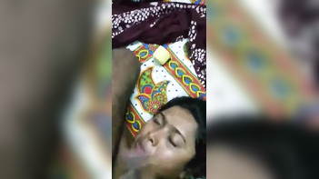 Desi Babe Sucking Cock Like a Pro, Pussy Dripping Wet, Tongue Working Overtime