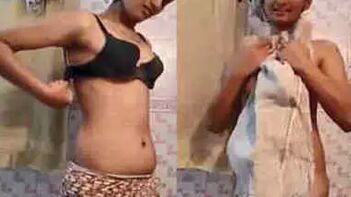 Desi Chick Flexes Her Juicy Assets On Camera In XXX Dream Sequence