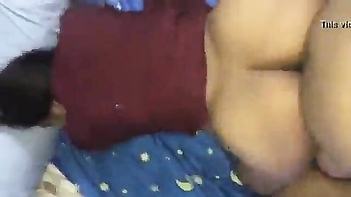 Aabha Bhabhi Takes Devarji's Huge Cock Doggystyle, Screams Like a Fucking Beast.