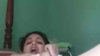 Desi Chick from Bengaluru Pounds Her Pussy with a Juicy Dildo