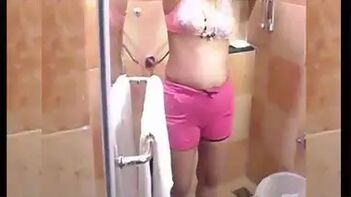 Desi Housewife Strips Naked for Mind-Blowing Chudai Shower Sex Encounter