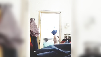 Desi Babe Caught on Camera Making Her Husband Squirm with Sexy Bath Time Action