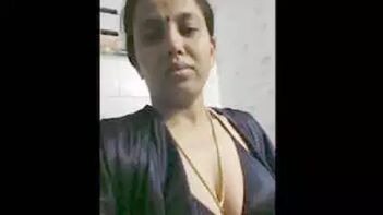 Fiery Desi Bhabhi Furiously Masturbates in Black Bra and Panties, Bathroom Ecstasy Unleashed.