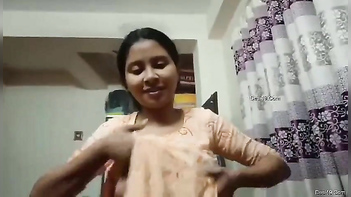 Indian Babe Strips Down While Boyfriend Filming, Fucking Amazing POV Action