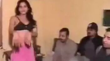 Lucknow Girl Strips and Dances Wildly In Front of Horny Guys