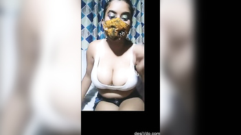 Busty Priyansu Flashes Juicy Nipples, Fucks Tango Chat Followers Live.