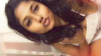 Desi Chick Flexing Her Massive Tits and Pussy in Selfie Cam Show 2