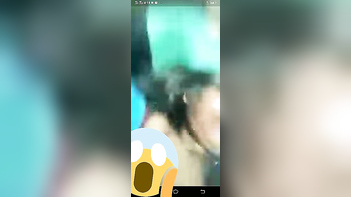 Desi Aunty Flashing Her Massive Tits on Selfie Cam