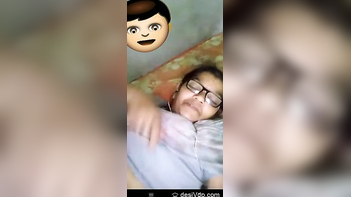 Desi MILF Teasing Her Lover With Juicy Tits and Pussy Over Video Call