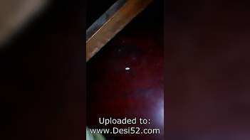 Desi Aunty with Huge Tits Teases Uncle in Steamy Bedroom Scene