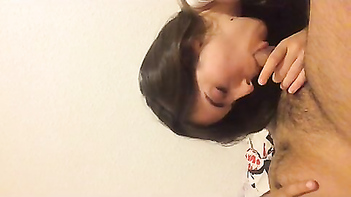 Indian Teen Sucks Dick Like A Pro In Stealthy College Blowjob Session