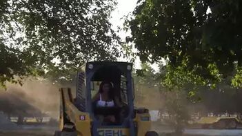 Desi Girl Rides Bobcat Maya Like a Wild Bitch