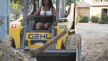 Desi Girl Rides Bobcat Maya Like a Wild Bitch