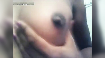 Indian Babe Touches Her Juicy Titties On Cam, Making My Dick Throb Like Hell