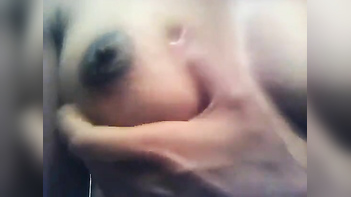 Indian Babe Touches Her Juicy Titties On Cam, Making My Dick Throb Like Hell