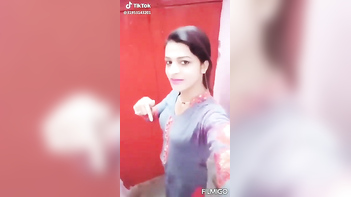 Milf Gets Her Boobs Squeezed While Pressing Fucking Sexy Salwar Kameez