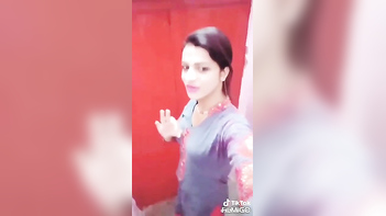 Milf Gets Her Boobs Squeezed While Pressing Fucking Sexy Salwar Kameez