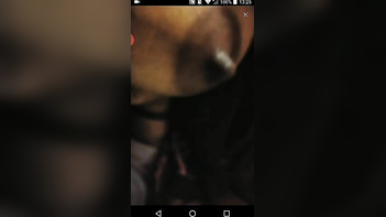 Desi Bhabi Flashing Tits and Nipples During Steamy Video Call With Husband