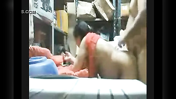Mature BBW Desi Bhabhi Gets Wild Doggy Style Fucking in Store Room