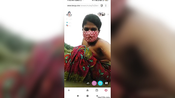 Bhabhi Bathing Outdoors, Tit-Tastic MILF Soaks Up the Sun and Strokes Her Pussy