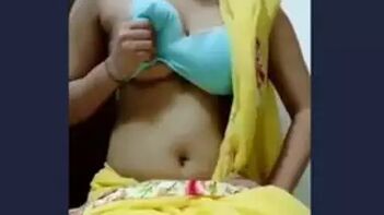Feisty Desi Babe Flashes Her Juicy Titties in a Steamy Selfie Video