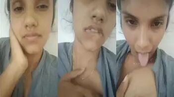 Indian Chick with Massive Tits Shows Off on Cam, Damn That Pussy Looks Tight