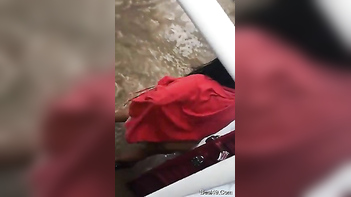 MILF Dries Off Outdoors, Getting Filmed by Some Indian Creep – Hot as Hell