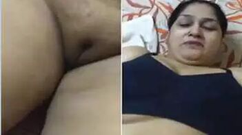 Desi Chick Submissively Spreads Legs for Dick Teasing in XXX Bed Scene