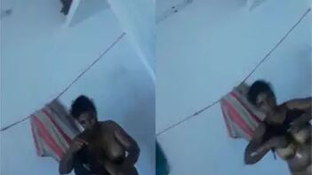 Indian Wife Slips Into Clothes Post-Shower, Damn She’s Sexy As Hell