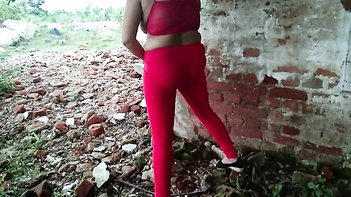 Sonali Stepsister Anju Bhabhi Hard in the Jungle, Caught on Tape.