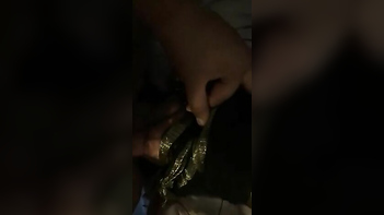 Indian Chick Blindfolded, Hands Tied, Romantic Fucking Session