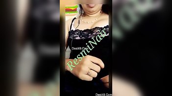 Desi MILF Teases on Cam, Playing with Her Juicy Nipples