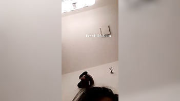 Indian Chick in Red XXX Lingerie Masturbates Like a Fucking Pro at Home