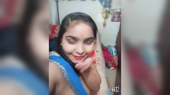 Indian Teen Shows Off Her Juicy Tits While Fantasizing About Dirty Porn Action