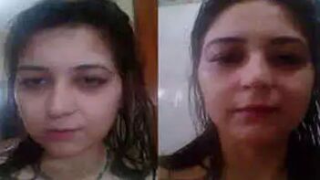 Filthy-Hot Paki Chick Masturbates Her Massive Tits in a Sultry Solo Show