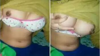 Indian Babe Reveals Her Juicy Melons and Pert Nipples in a Wild Seduction Scene