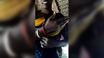 Desi Babe Sheds Inhibitions, Boldly Baring Her Juicy Tits For Her Man