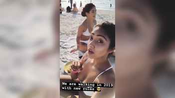 Desi Chick Gets Pounded on the Beach - Wild Sex with a Gorgeous Babe