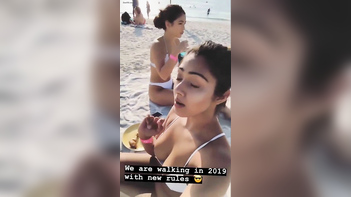 Desi Chick Gets Pounded on the Beach - Wild Sex with a Gorgeous Babe