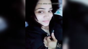 Desi Teen Shows Off Her Juicy Titties in Steamy Video Chat With Boyfriend