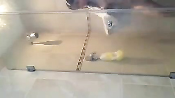 Desi Babe Masturbating Sensually in the Shower - Naked and Soaked