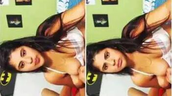 Eager Boy Gets His Dick Sucked by a Hot Indian Chick with Massive Titties