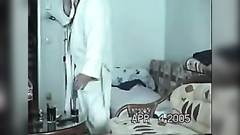 Chick Wearing Bra and PantyCaught on Hidden Cam in This Juicy Scene