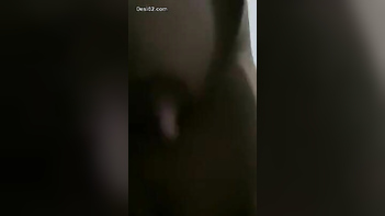 Desi Wife With Huge Tits Moans and Curses Loudly